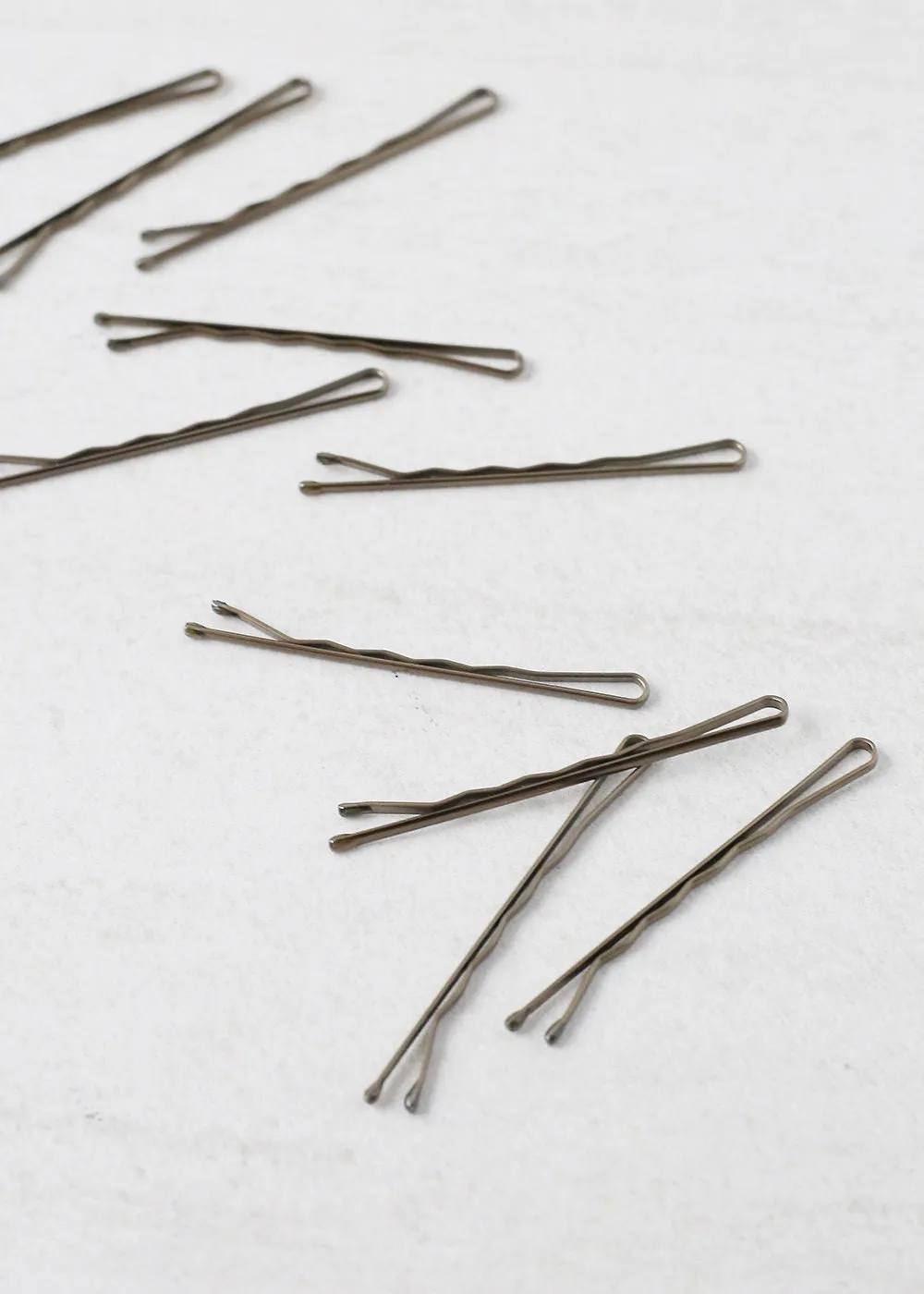 24 PCs Brown Bobby Pins