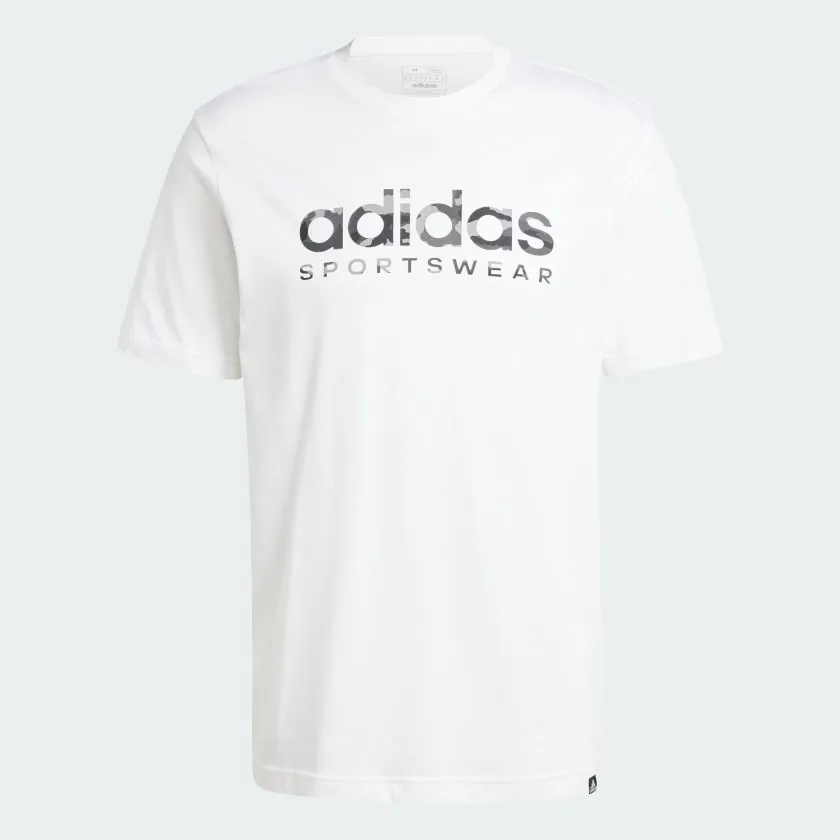 Adidas Camo Linear Graphic Mens Tee