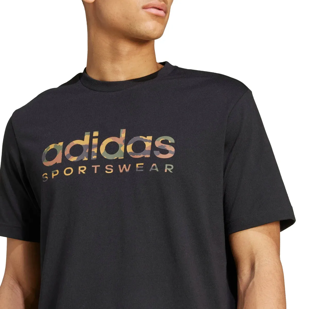 adidas Men's Camo Linear Graphic T-Shirt (Tall)