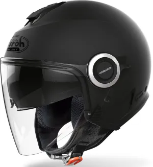 Airoh Helios Color jet helmet, black