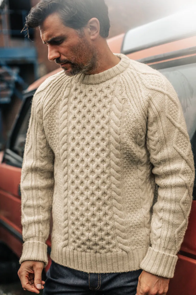 &SONS Clyde Knit Jumper Ecru