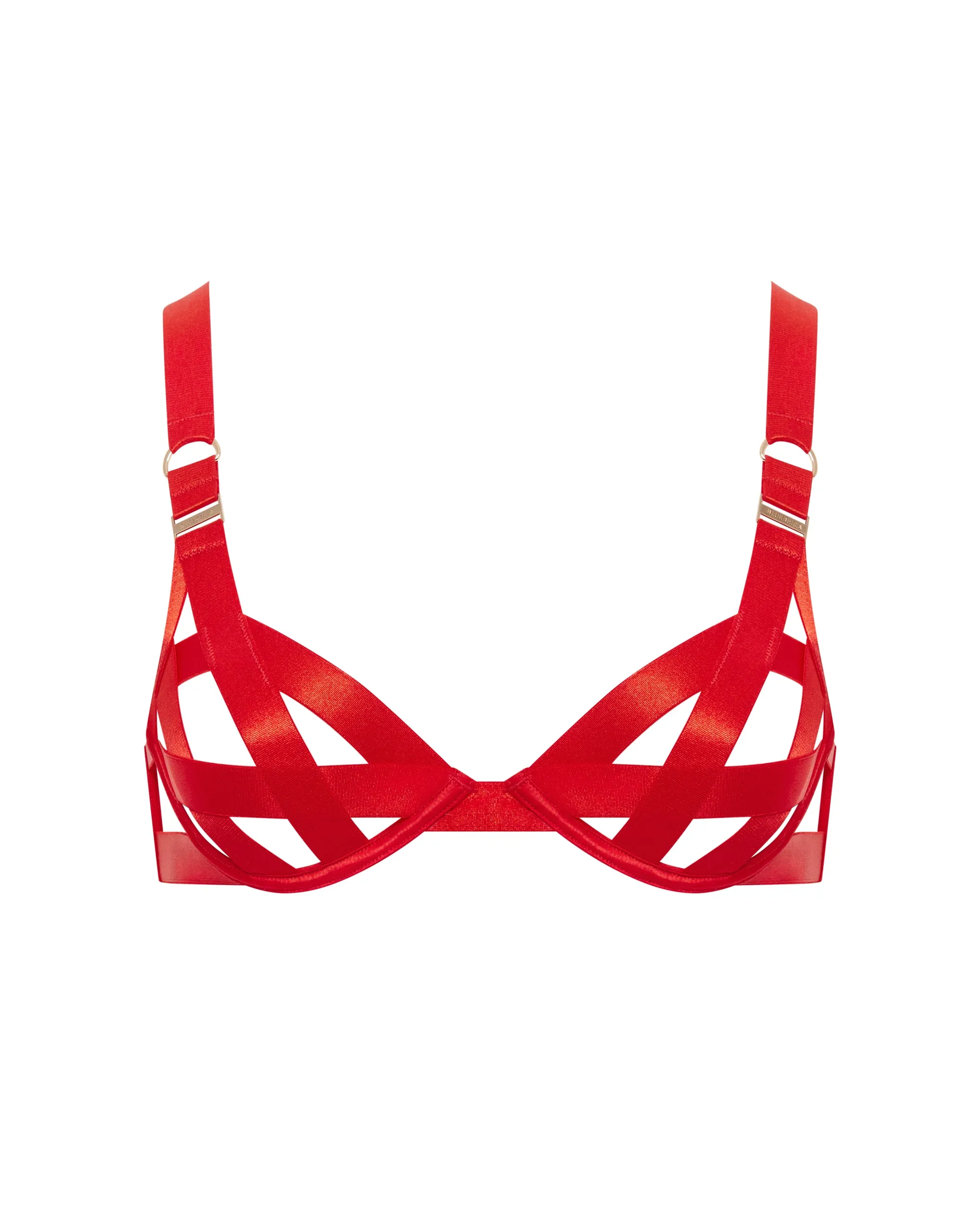 Ariana Wired Bra Red