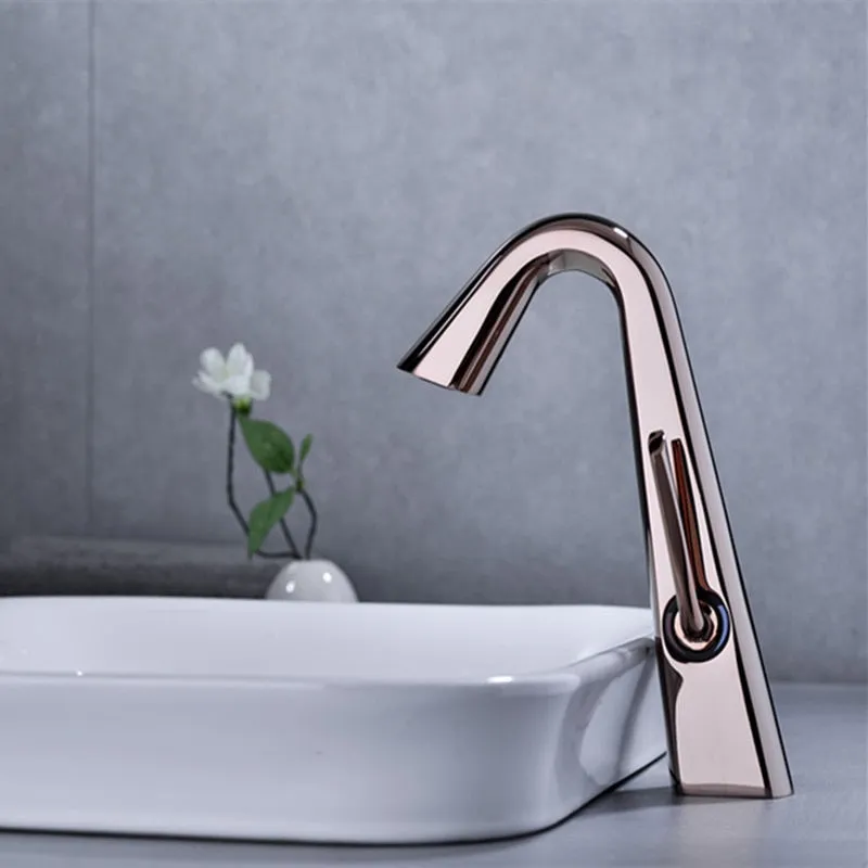 Bathroom Brass Faucet Cabinet Tap Cold And Hot Washbasin Faucet