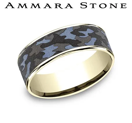 Benchmark Men's Camouflage Wedding Band