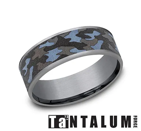 Benchmark Men's Camouflage Wedding Band