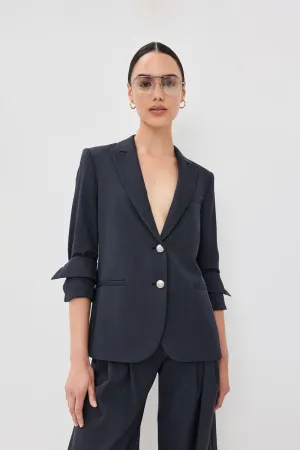 Boyfriend Blazer - Indigo