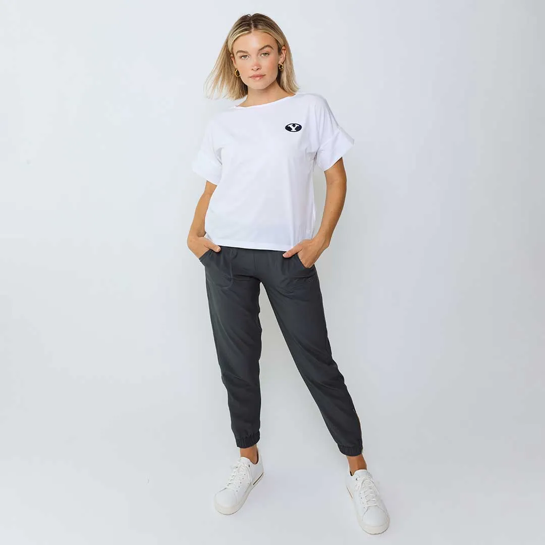 BYU Boss Tee, White