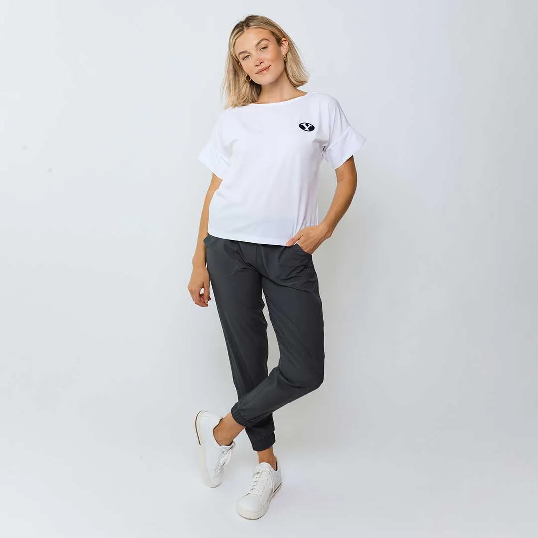 BYU Boss Tee, White