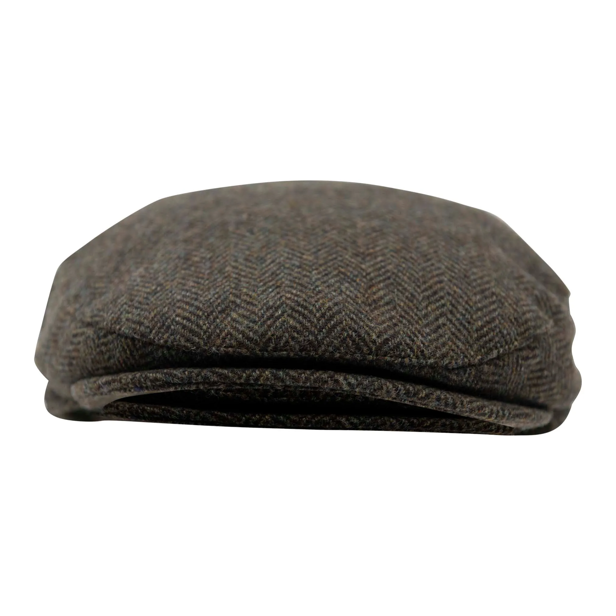 Carlyle Heath Jumbo Herringbone Flat Cap