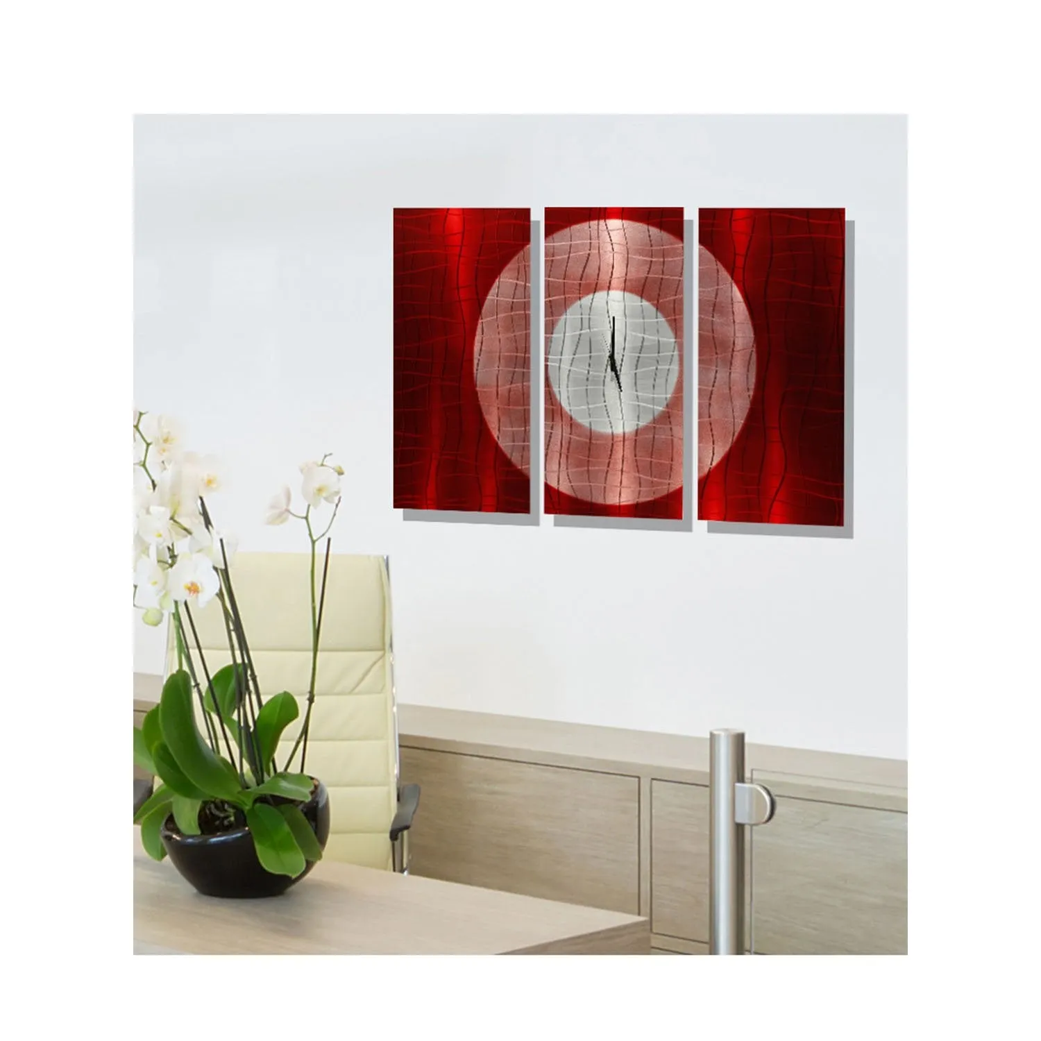 Crimson Moon Clock