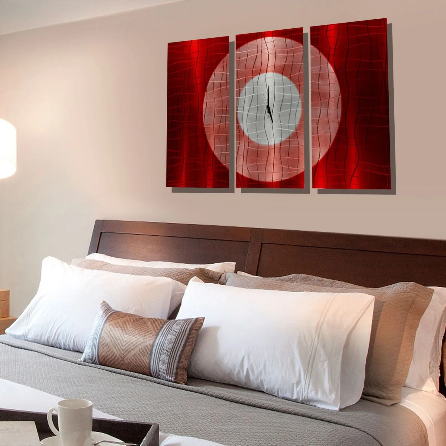 Crimson Moon Clock