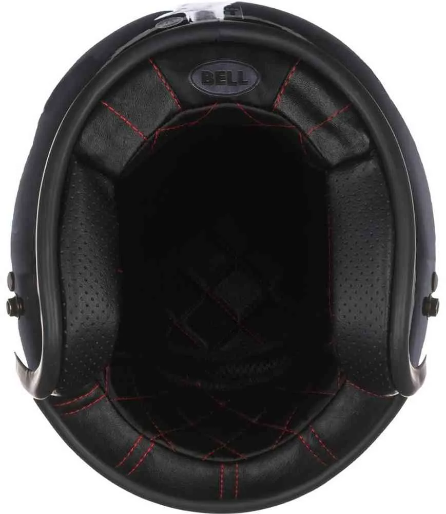 Custom 500 DLX Solid Jet Bell Helmet, Black