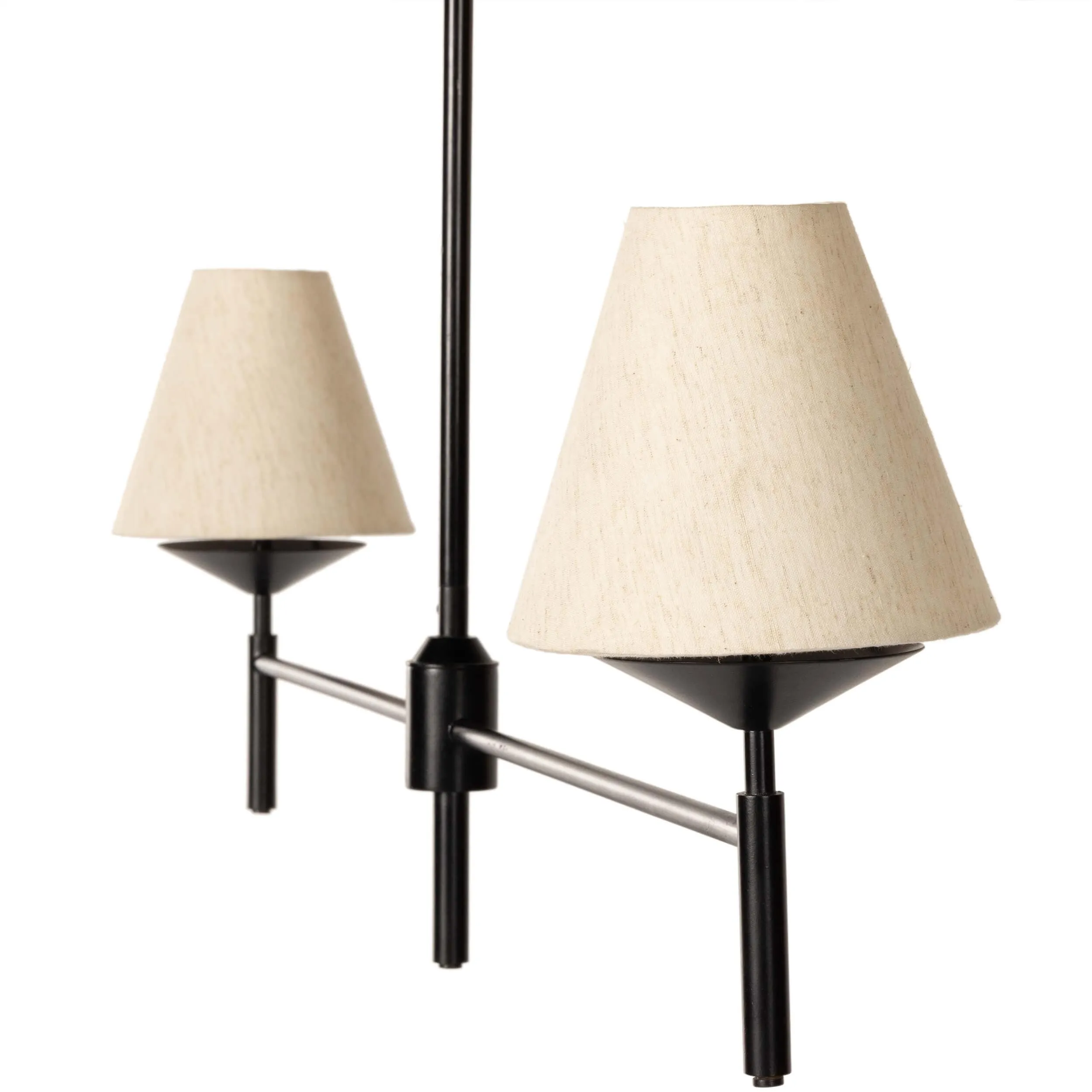 Dodie Linear Chandelier, Jet Black