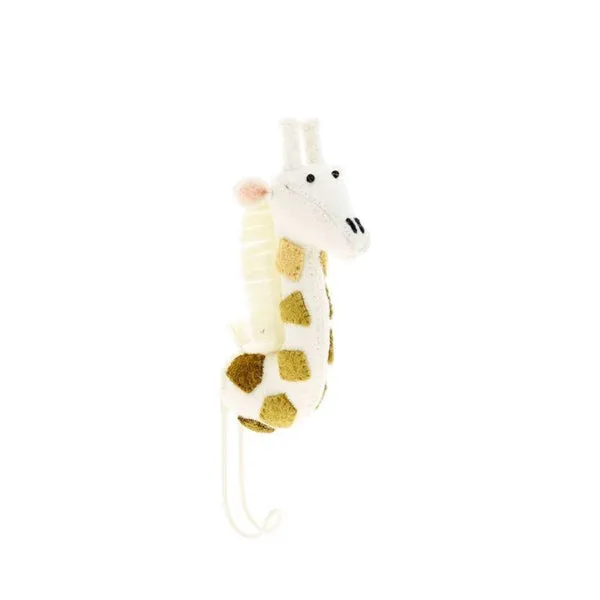 Fiona Walker Animal Head Hook – Giraffe Cream