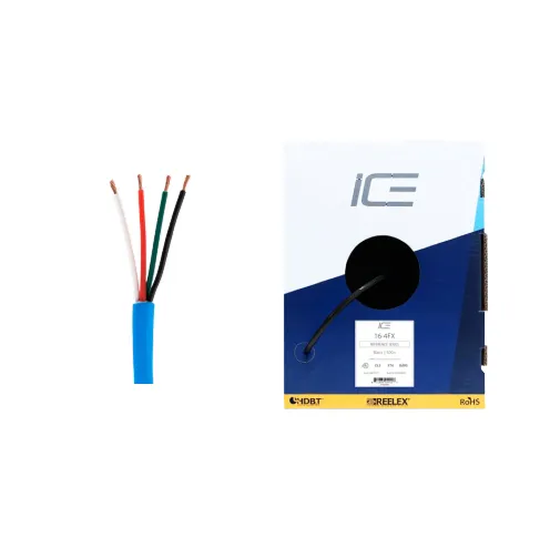 Ice Cable 16-4FX/BOX/BLU 16-4 Direct Burial Cable - 500ft Box (Blue)