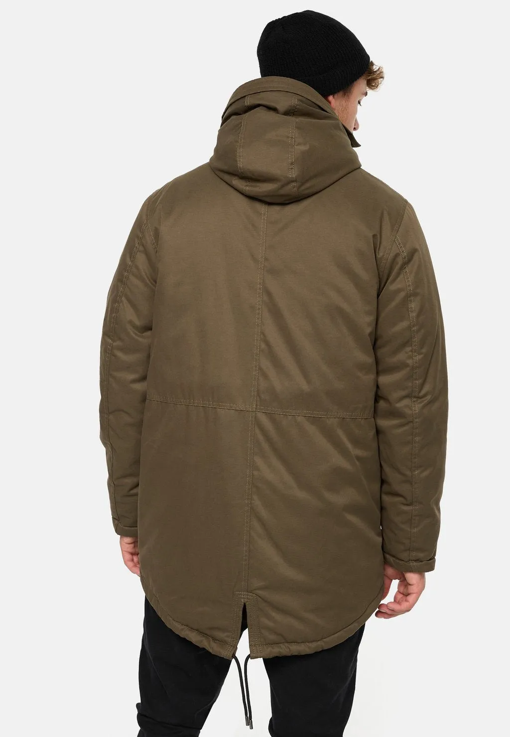 Indicode parka, dark green