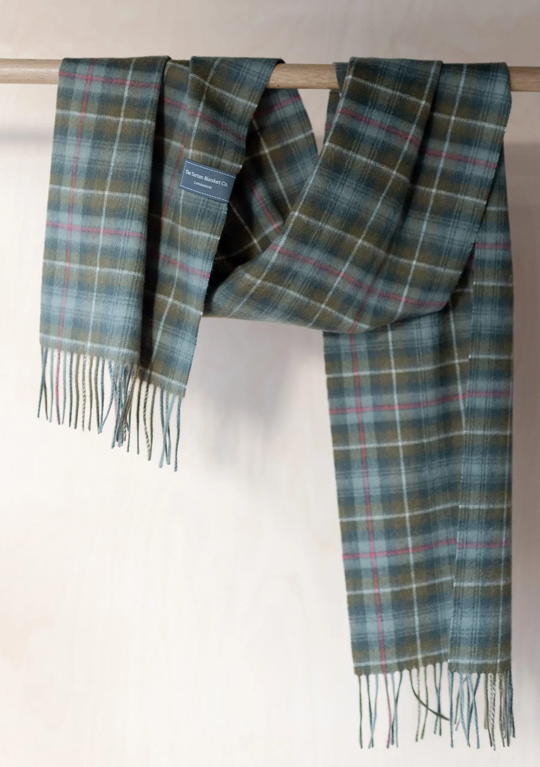 Lambswool Scarf in Mackenzie Weathered Tartan