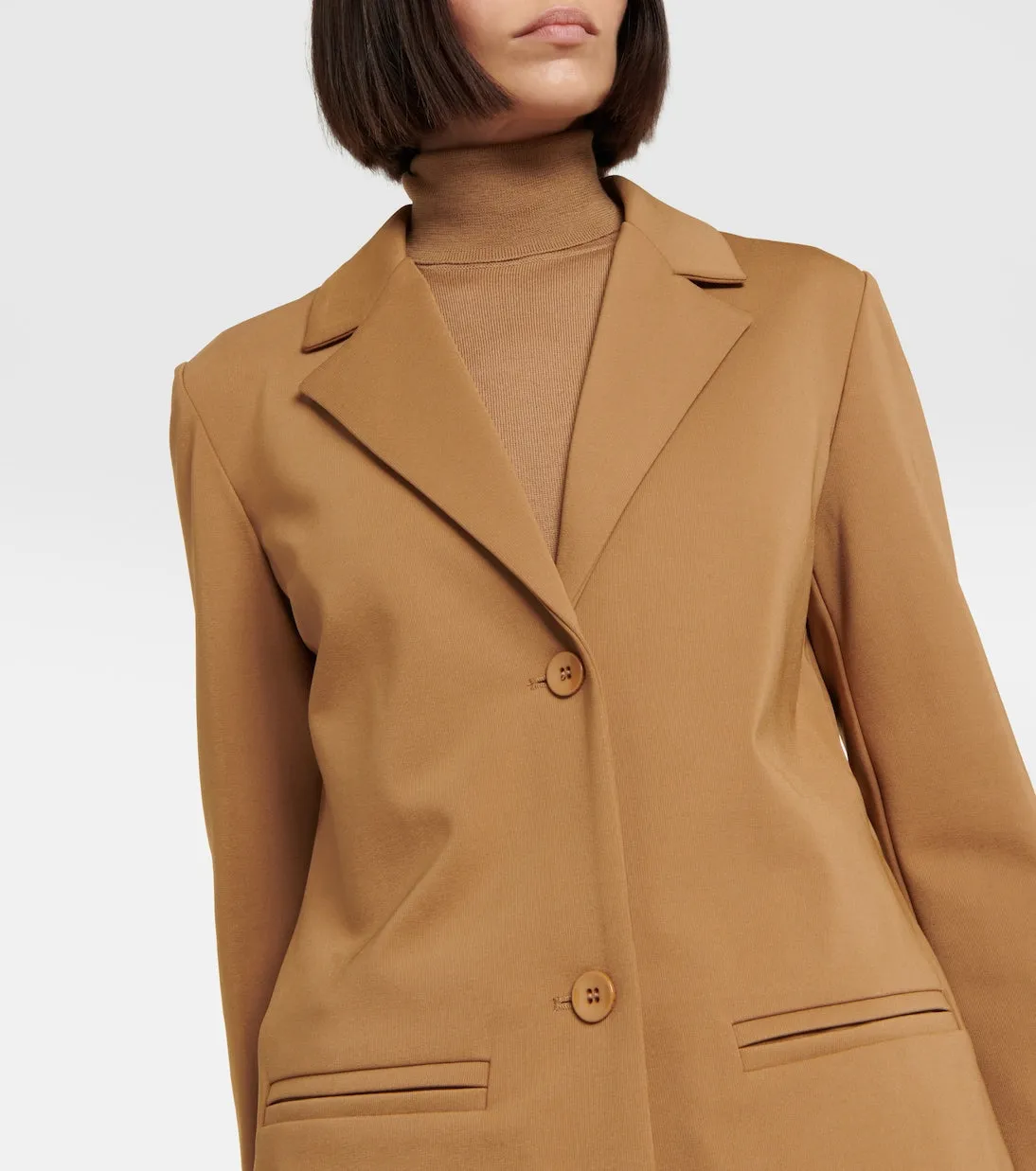 Leisure mogador Max Mara single-breasted jacket, brown