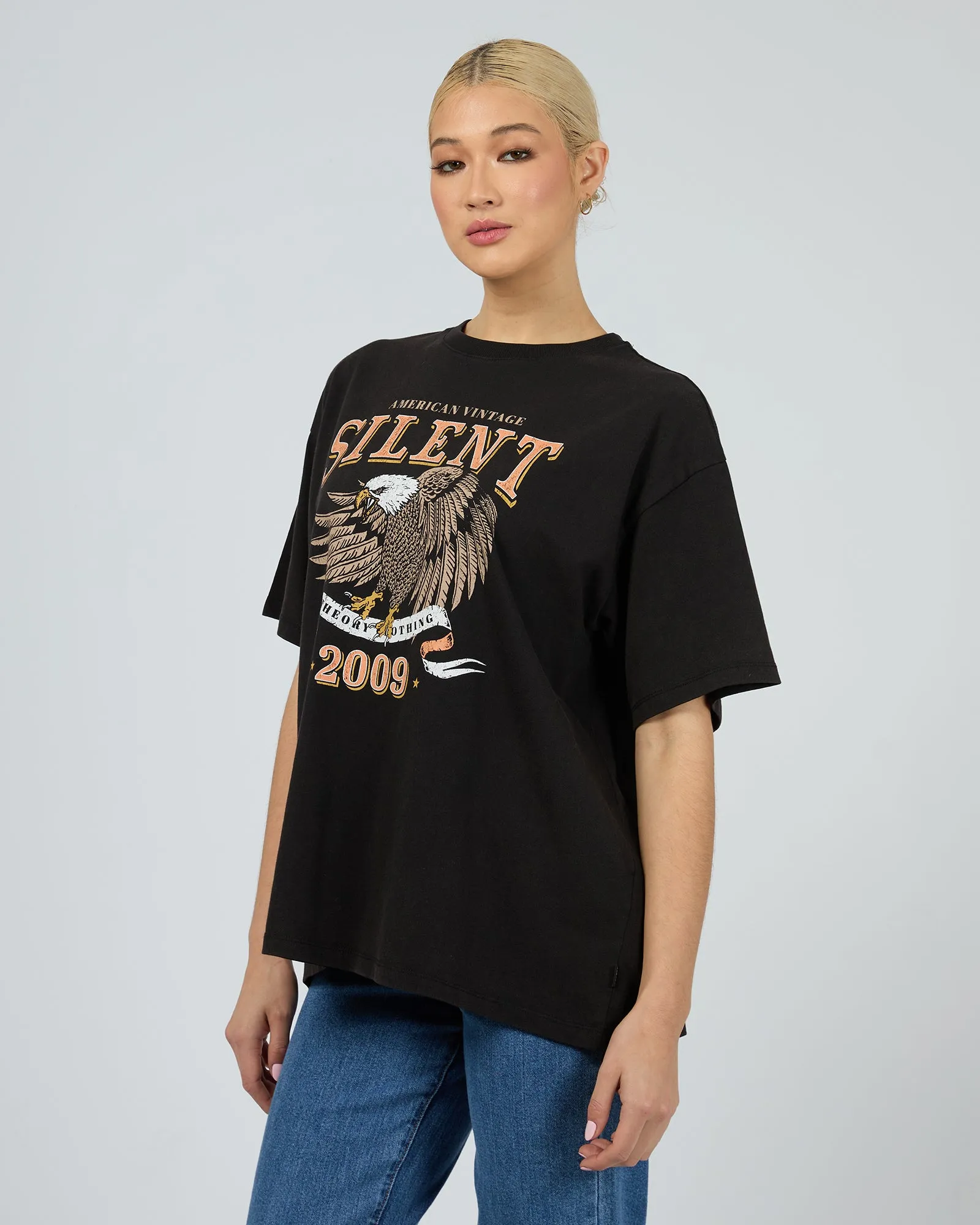 Liberty Tee Washed Black