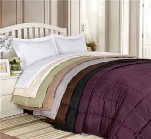 Luxury All Season King/Cal King Size Down Alternative Reversible Blanket