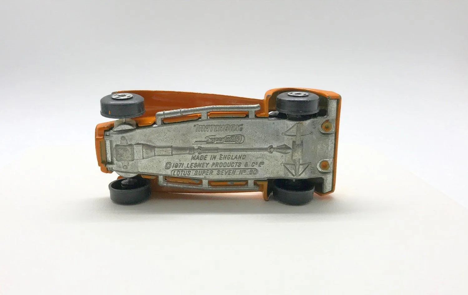 Matchbox Lesney Orange Lotus 80 Super Seven (1971)