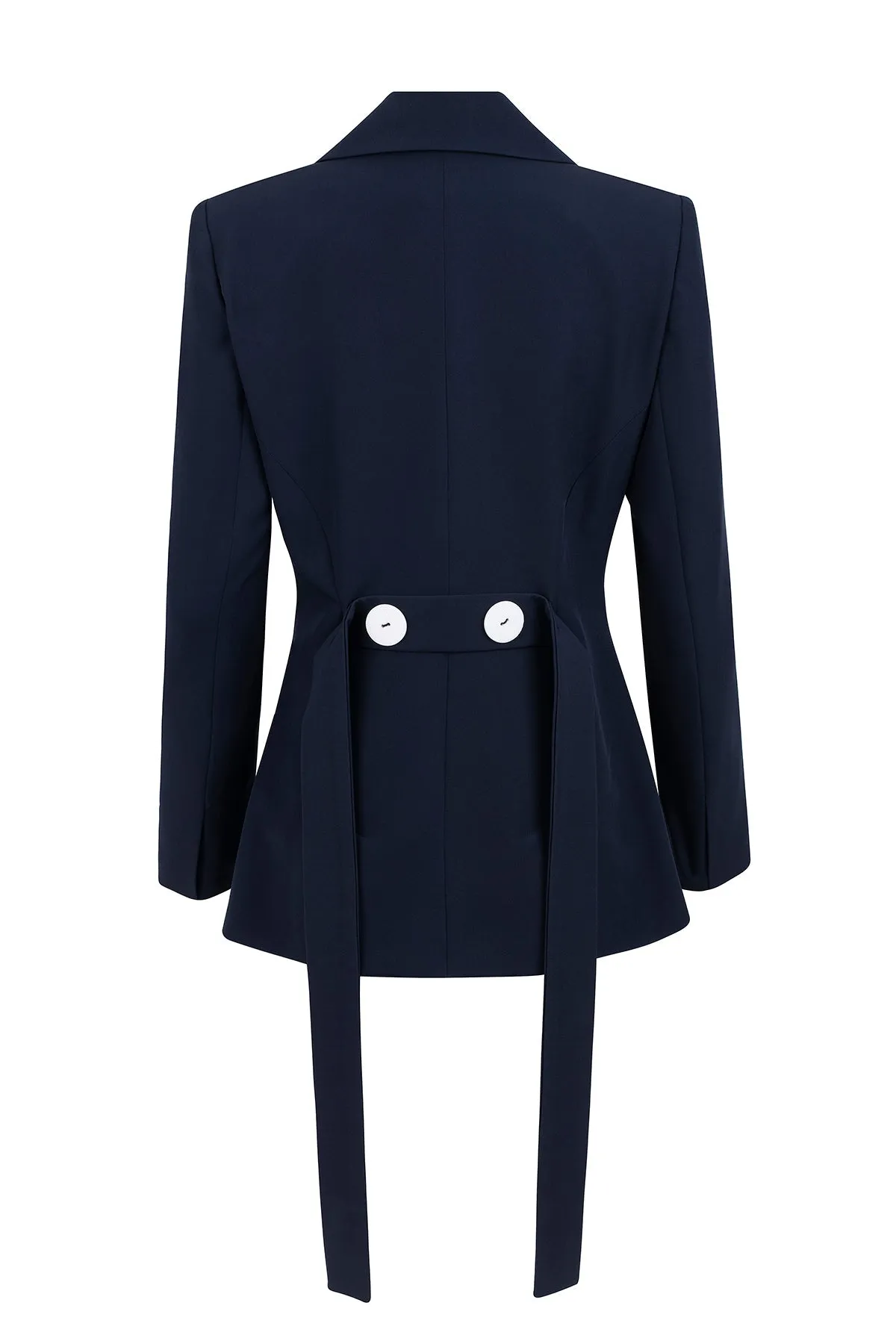 Mazarine Cinched Blazer Navy