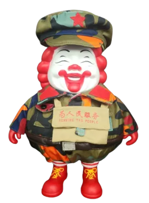 MC Supersized Camo Jakarta Art Toy by Ron English