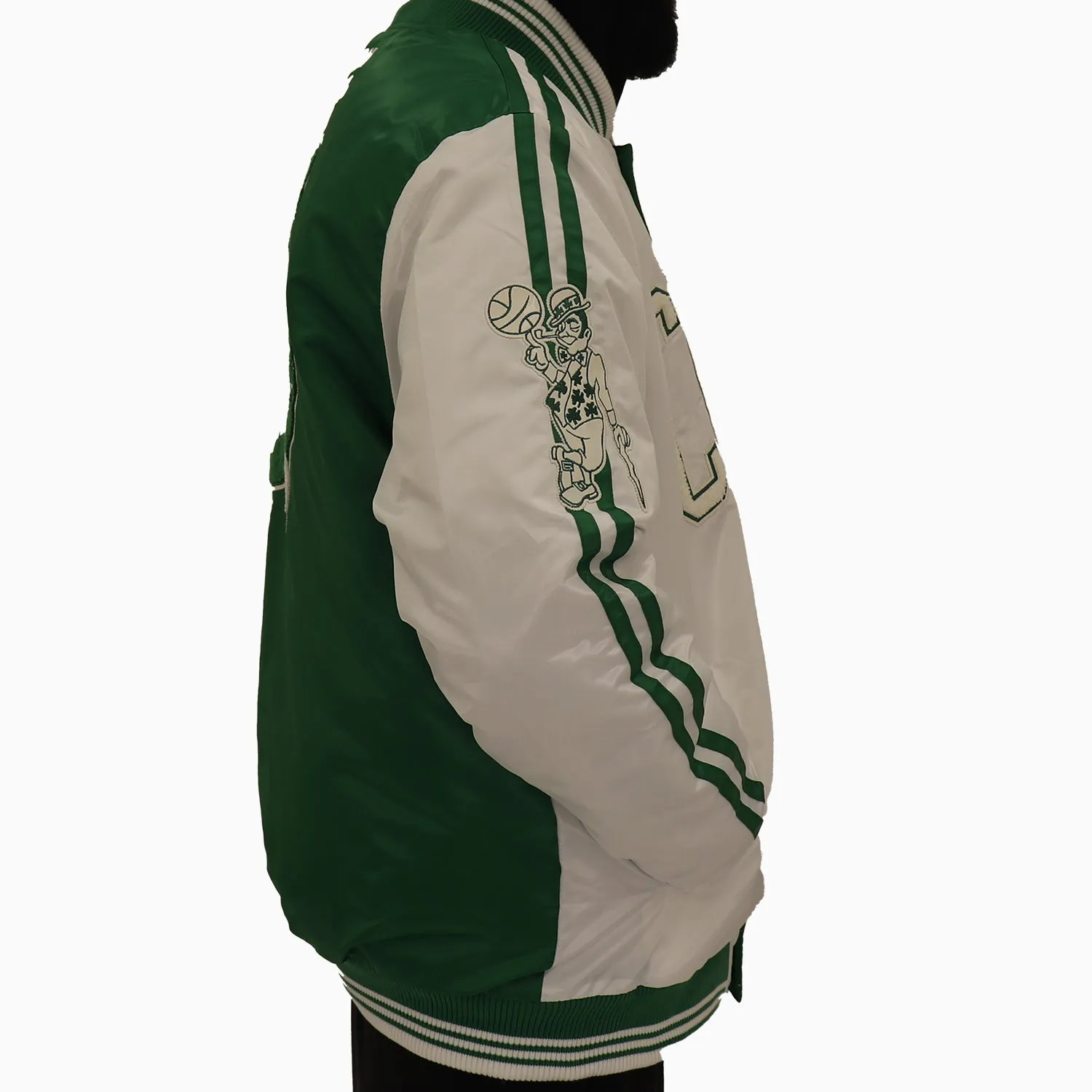 Men's Boston Celtics NBA Varsity Satin Jacket