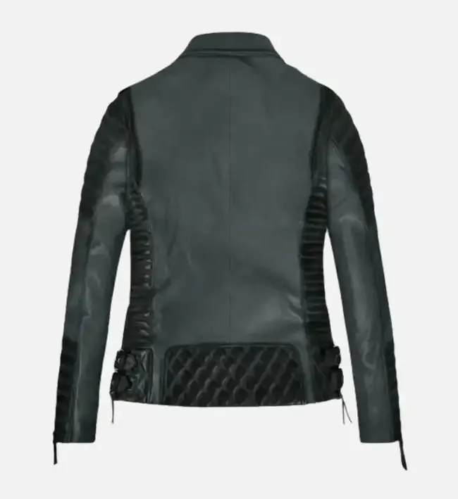 Men's Charles Burnt Charcoal Leather Jacket