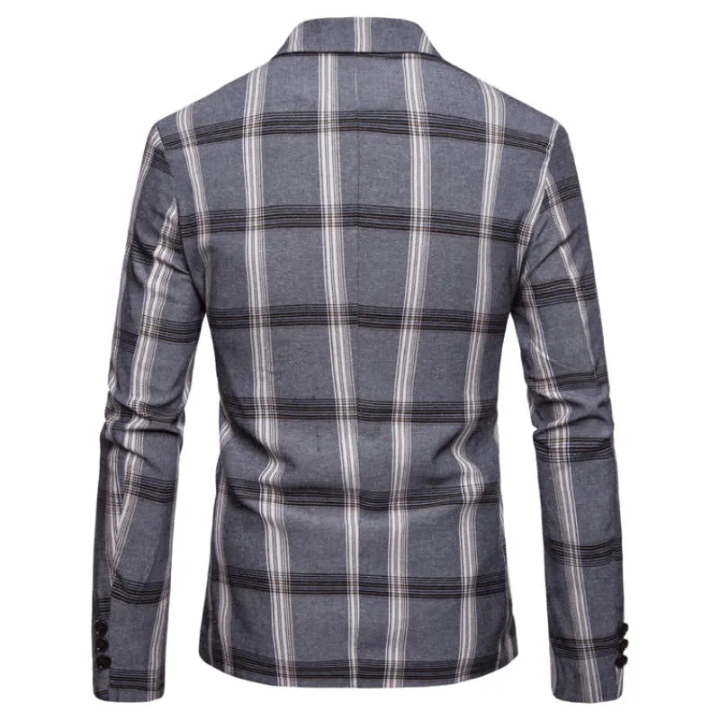 Pologize™ Plaid Modern Fit Blazer