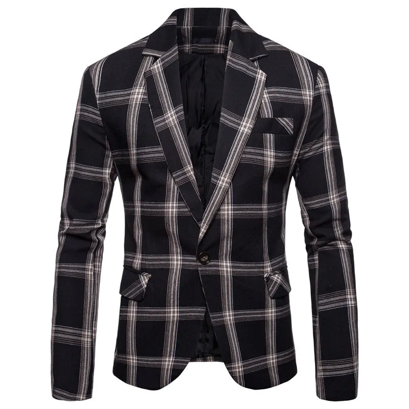 Pologize™ Plaid Modern Fit Blazer