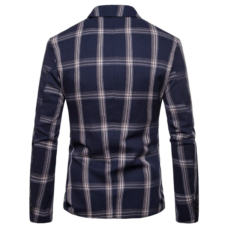 Pologize™ Plaid Modern Fit Blazer