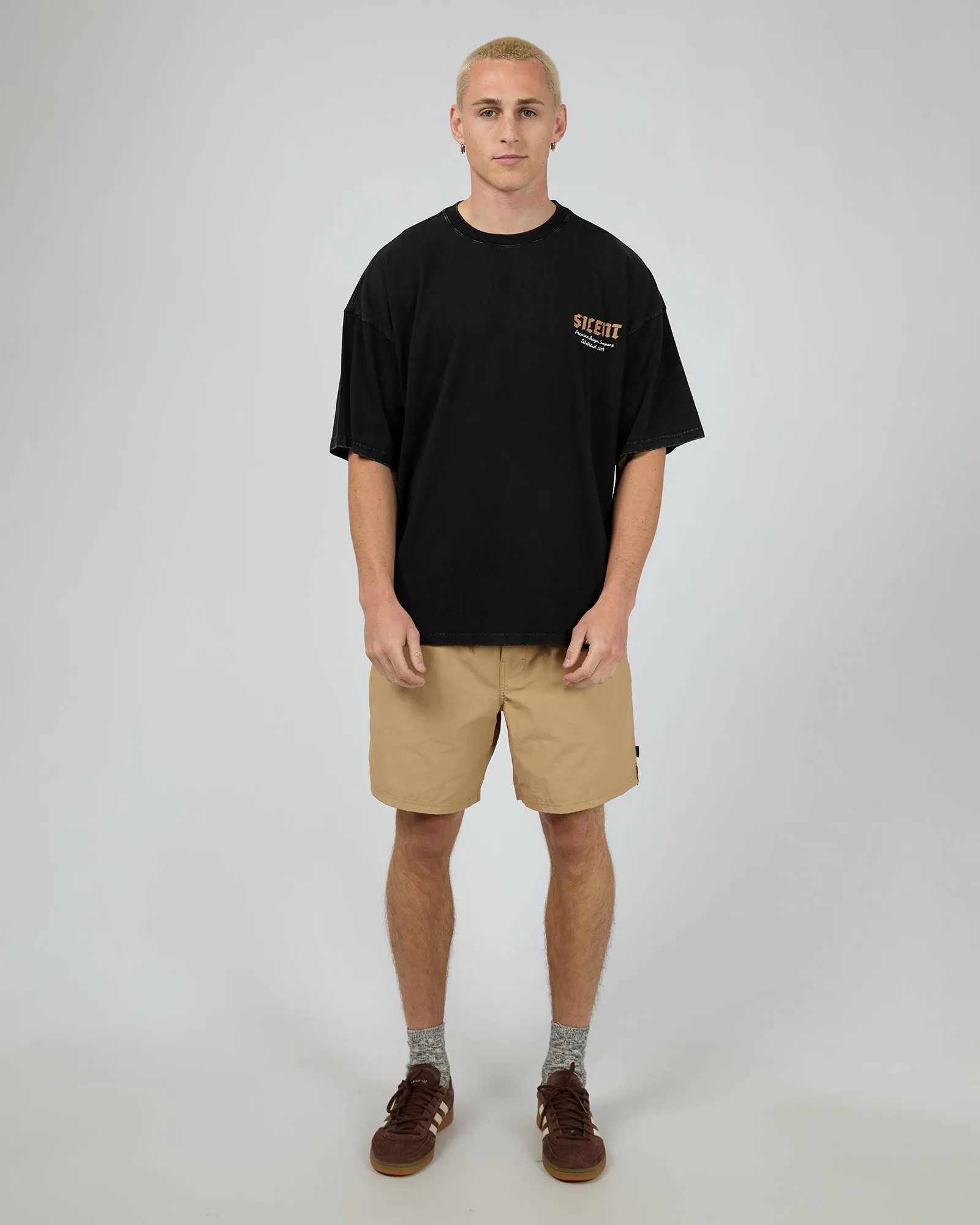 Rough Tee Washed Black