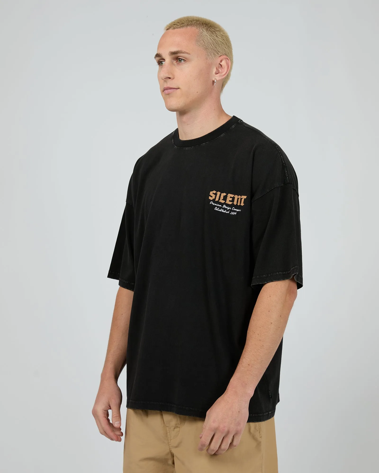 Rough Tee Washed Black