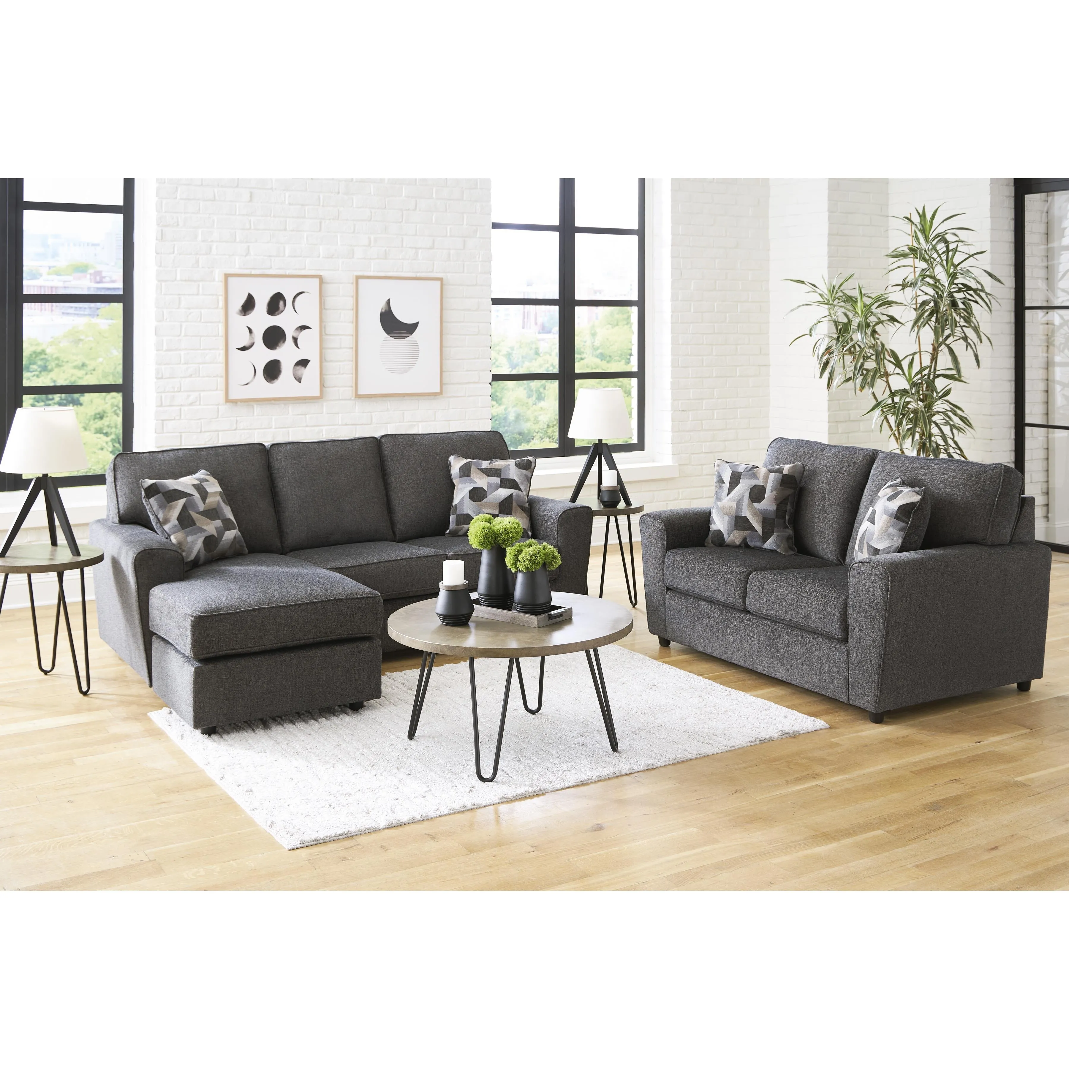 Signature Design by Ashley Cascilla Fabric Sectional 2680418