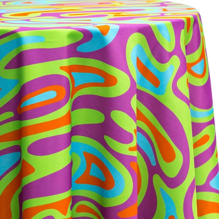 Square Psychedelic Tablecloth