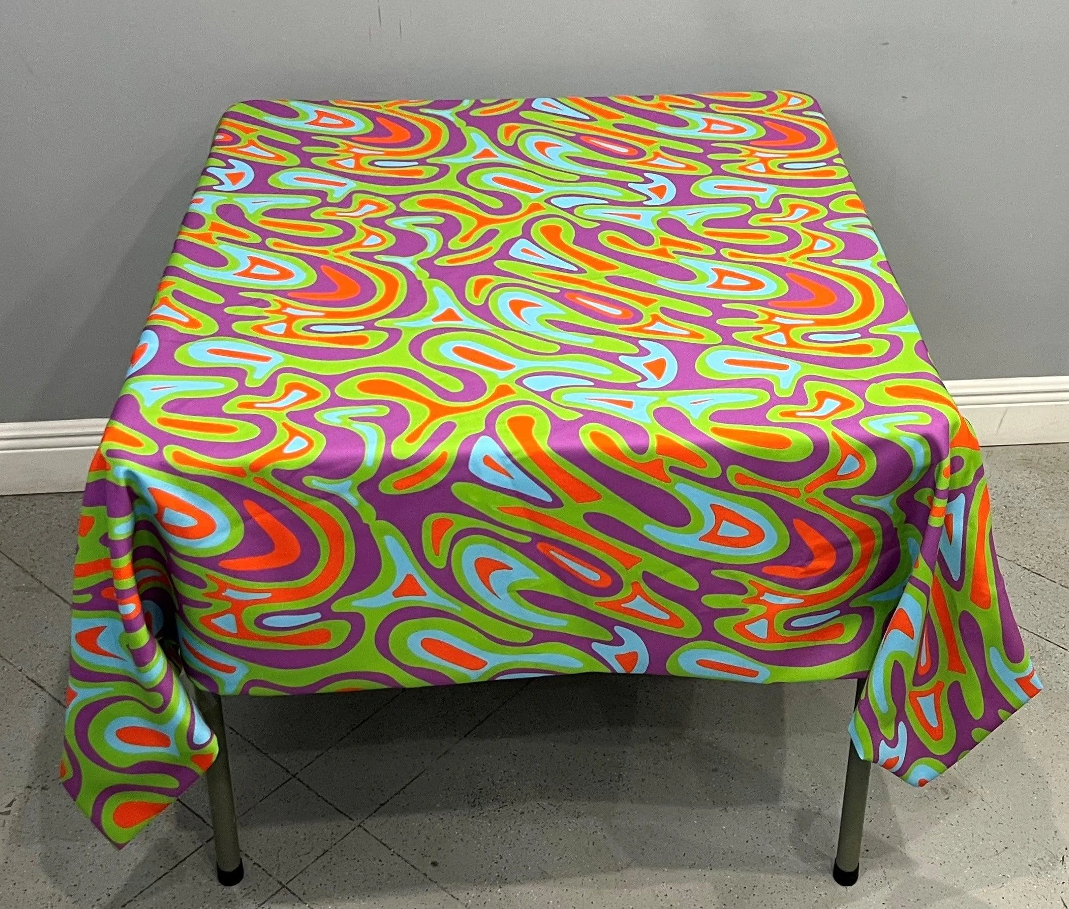 Square Psychedelic Tablecloth