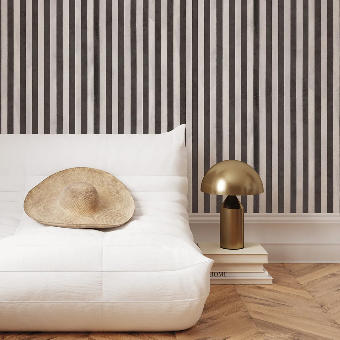 Timeless Ticking Peel and Stick Wallpaper by Jeremiah Brent