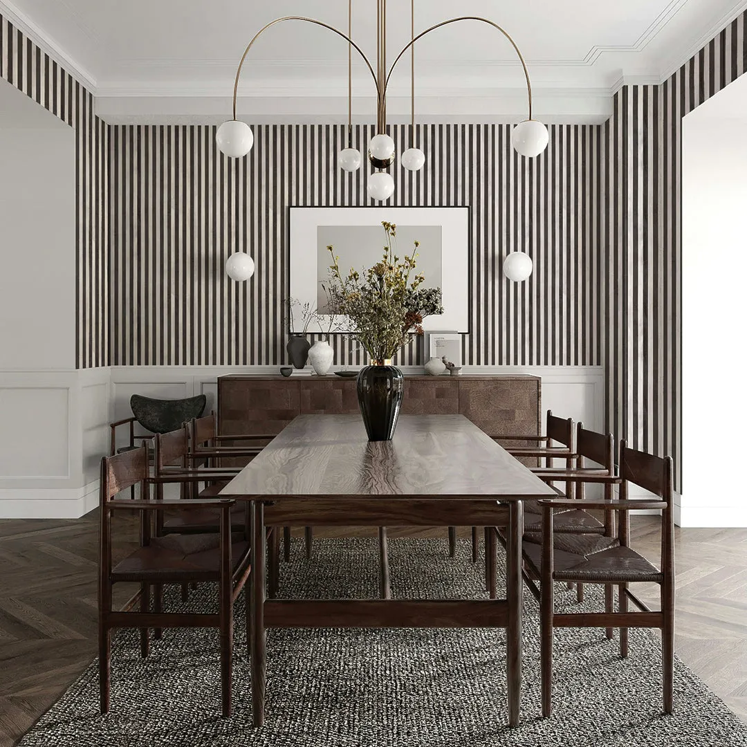 Timeless Ticking Peel and Stick Wallpaper by Jeremiah Brent