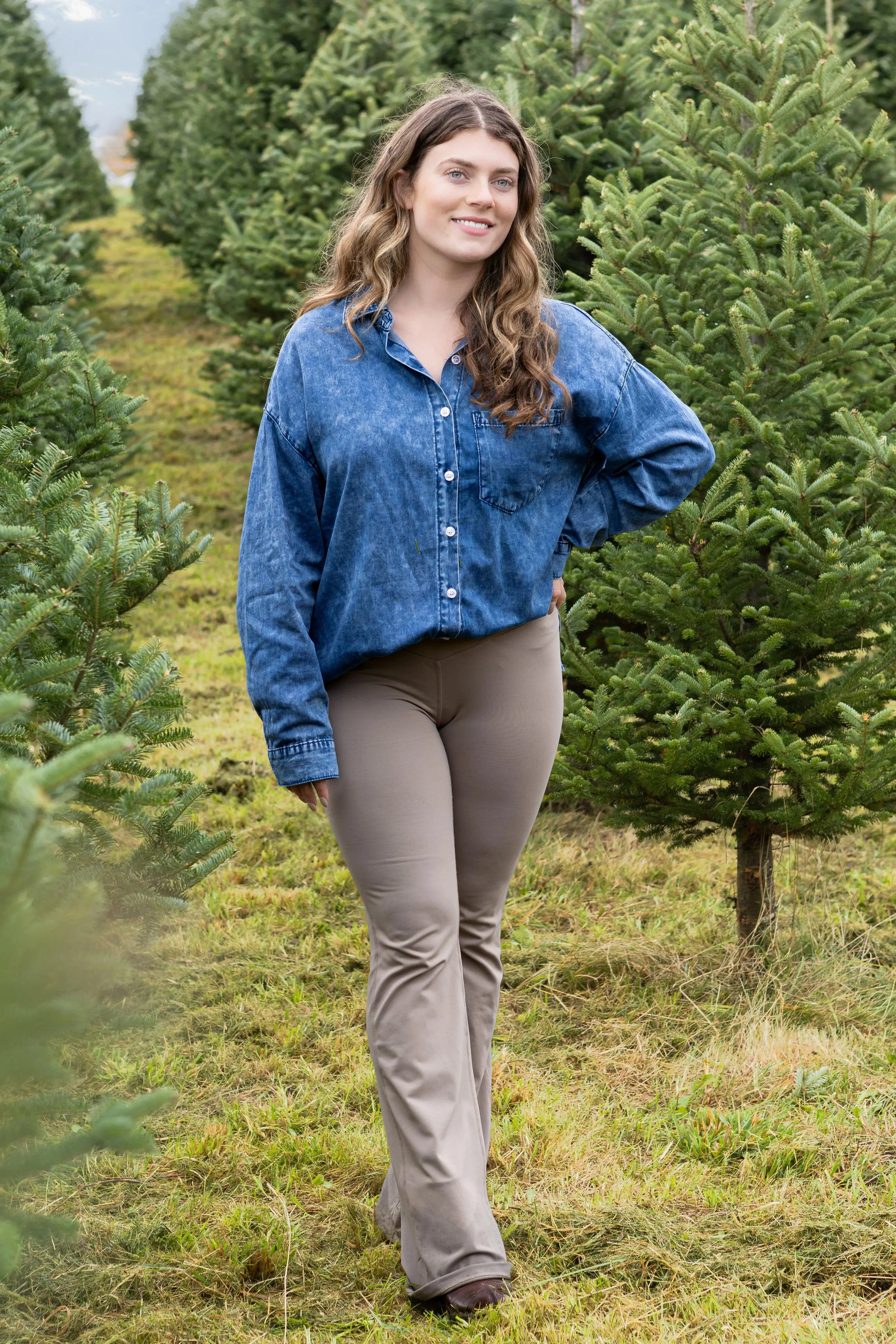 Vintage Washed Denim Shirt