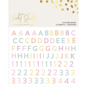 Violet Studio Sticker Book Pastel Alphas*