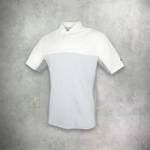 White/ Light Smoke Grey/ Pure Platinum/Black - Nike Victory  polo BL